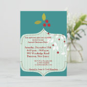 12x18 Cranberry - Einladung (Stehend Vorderseite)