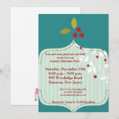 12x18 Cranberry - Einladung (Vorne/Hinten)