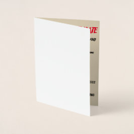 12x18 creme Rose Hochzeit SAVE THE DATE einladen Folienkarte