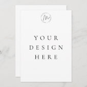 12x18 Custom Einladung (Vorne/Hinten)