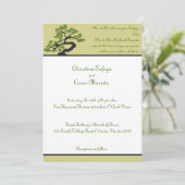 12x18, das Einladungs-japanischen grünen Einladung (Stehend Vorderseite)