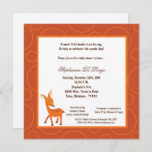 12x18 Deer Pok-a-Dot Baby Shower Einladung (Vorne/Hinten)