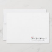 12x18 Diamant Saphir Quinceanera Einladung (Rückseite)