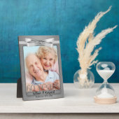 12x18 Diamond 60. Hochzeitstag Foto Fotoplatte (Seite)