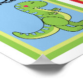 12x18 Dinosaurier Wall Art Collection Poster (Ecke)