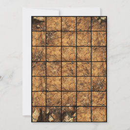 12x18 Dirt Paper Gridmap Einladung