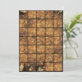 12x18 Dirt Paper Gridmap Einladung (Stehend Vorderseite)