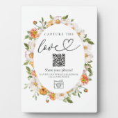 12x18 Easel Foto weist QR-Empfang-Zeichen gemeinsa Fotoplatte (Vorderseite)