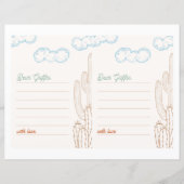 12x18 Editable Cowboy-Notecards (Vorderseite)