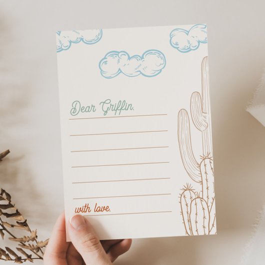 12x18 Editable Cowboy-Notecards