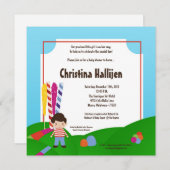 12x18 einladung (Vorne/Hinten)