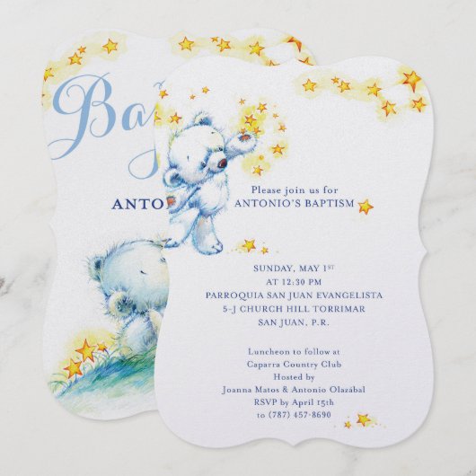 12x18 Einladung (Vorne/Hinten)