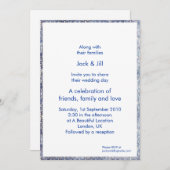 12x18 einladung (Vorne/Hinten)