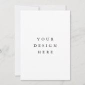 12x18" Einladung (Vorderseite)