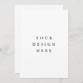 12x18" Einladung (Vorne/Hinten)