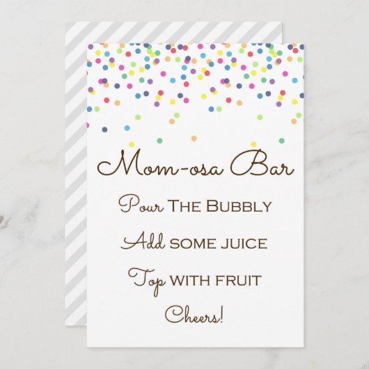 12x18" einladung (Vorne/Hinten)