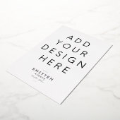 12x18" Einladung zum Drucken von Gold Foil (Gedreht)