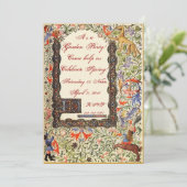 12x18 Einladungen für das mittelalterliche Party (Stehend Vorderseite)