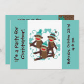 12x18 Einladungen für Junge Affen (Vorne/Hinten)