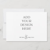 12x18" Einladungs-Karten für den benutzerdefiniert Einladung (Vorderseite)