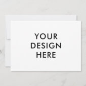 12x18" Einladungs-Karten für den benutzerdefiniert Einladung (Rückseite)