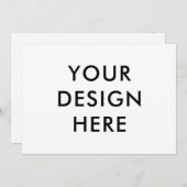 12x18" Einladungs-Karten für den benutzerdefiniert Einladung (Vorne/Hinten)
