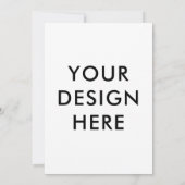 12x18" Einladungs-Karten für den benutzerdefiniert Einladung (Rückseite)