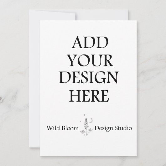 12x18" Einladungs-Karten für den benutzerdefiniert Einladung (Vorderseite)
