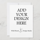 12x18" Einladungs-Karten für den benutzerdefiniert Einladung (Rückseite)