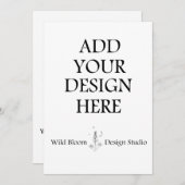 12x18" Einladungs-Karten für den benutzerdefiniert Einladung (Vorne/Hinten)