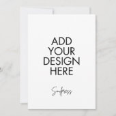 12x18" Einladungskarte Eigene Druckausgabe Einladung (Vorderseite)