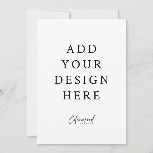 12x18" Einladungskarten (Vorderseite)