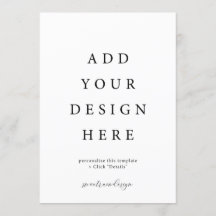 12x18" Einladungskarten