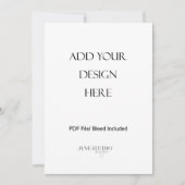 12x18" Einladungskartendruck Einladung (Vorderseite)