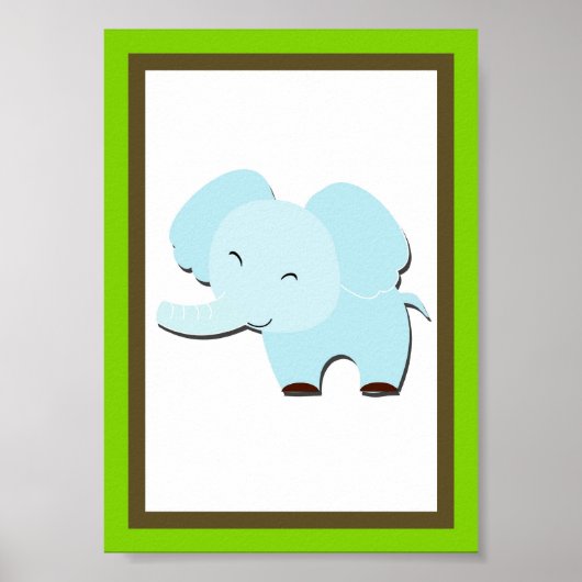 12x18 Elephant Dschungel Poster (Vorne)