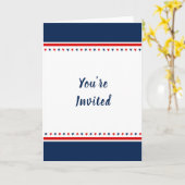 12x18 Faltkarte für die Einladung (Gelbe Blume)