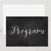 12x18 Favors Card Sign for Wedding (Vorne/Hinten)