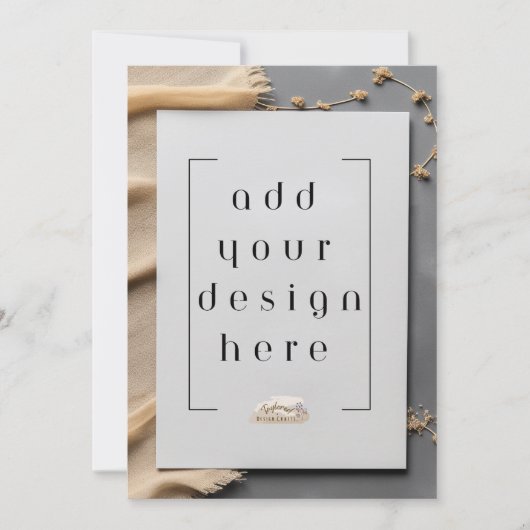 12x18" Flachkartendruck Einladung (Vorderseite)