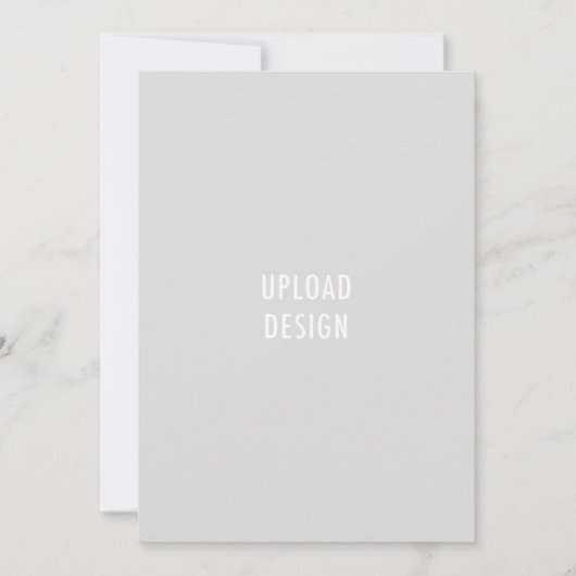 12x18-Flachkartenportrait Hochladen des Designs Einladung (Vorderseite)