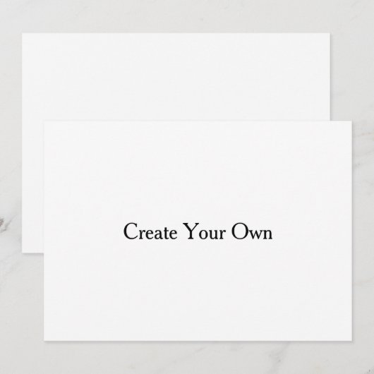 12x18 Flat anpassbare Einladungsvorlage Einladung (Vorne/Hinten)