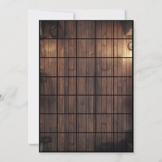 12x18 Floor Paper Gridmap2 Einladung (Vorderseite)