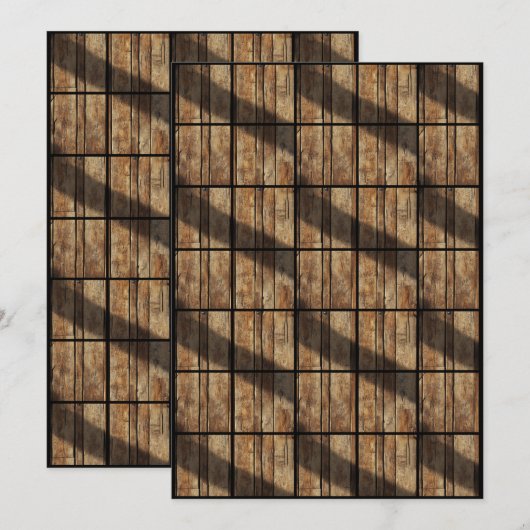 12x18 Floor Paper Gridmap Einladung (Vorne/Hinten)