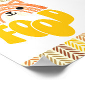 12x18 Food Station Boho Woodland Fox Geburtstag Poster (Ecke)