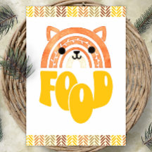 12x18 Food Station Boho Woodland Fox Geburtstag