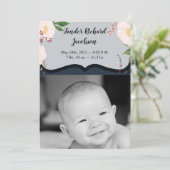 12x18 Foto Geburtshilfe Ankündigung Army Baby Pink (Stehend Vorderseite)