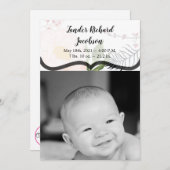 12x18 Foto Geburtshilfe Ankündigung Army Baby Pink (Vorne/Hinten)