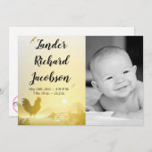 12x18 Foto Geburtshilfe Ankündigung Army Sunny Mor (Vorne/Hinten)