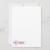 12x18 Foto Graduation Party Einladung Lavendel Hib (Rückseite)