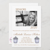 12x18 Foto Graduation Party Einladung Sommerzahl (Vorne/Hinten)