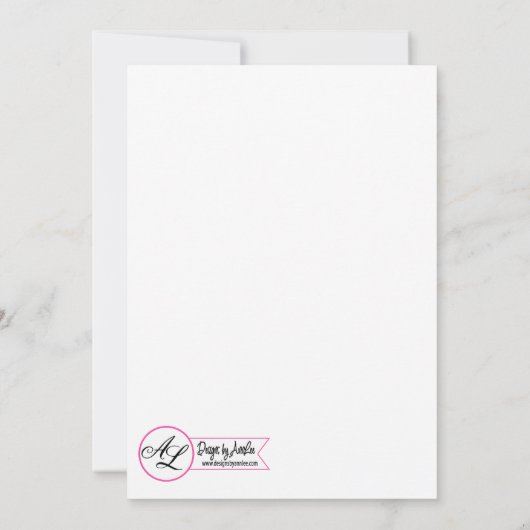 12x18 Foto Graduation Party Einladung Tropisches F (Rückseite)